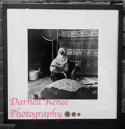 Hand Printed, Limited Edition, Silver Gelatin - Framed Print. Bedouin Woman, Beerheva, Israel.